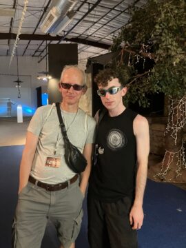 Me with Ilia Gilbert at Currents
