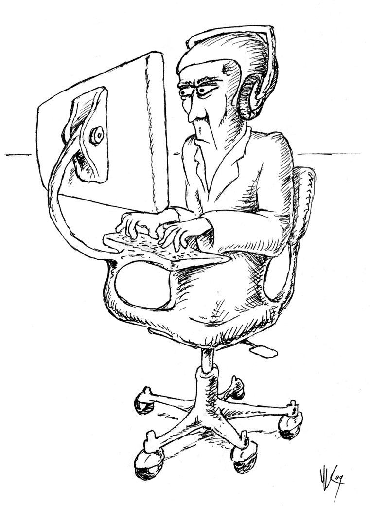 Married to his Desk